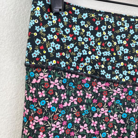 Nike Dri-Fit Womens Medium Floral Mix Print Leggings 7/8 Length Tights - Picture 9 of 9